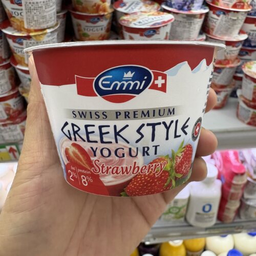 Emmi艾美希腊式草莓味酸奶发酵乳150g瑞士进口strawberry yogurt