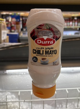 Durra多朗辣椒味沙拉酱380g进口spicy mayonnaise蘸酱