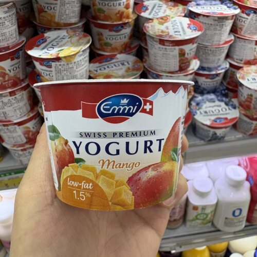 瑞士Emmi艾美低脂芒果风味发酵乳100g进口杯装酸奶mango yogurt