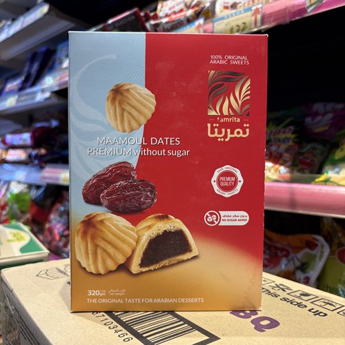 Tamrita椰枣饼320g无添加糖沙特进口maamoul dates without sugur