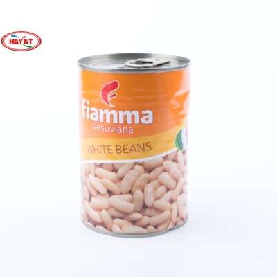 意大利Fiamma火山牌白豆罐头white beans即食罐头400g