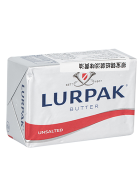 丹麦Lurpak乐派克 银宝动物性无盐黄油牛油 Unsalted Butter 200g