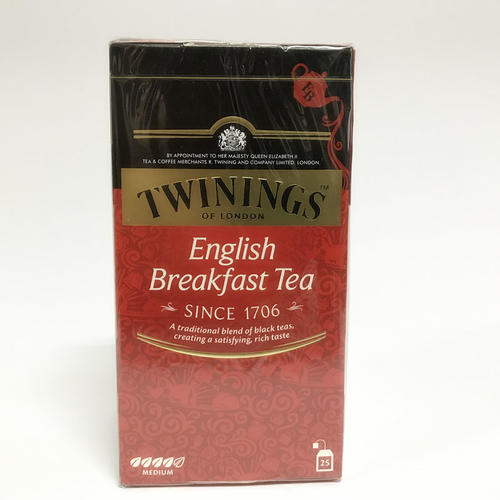 TWTWININGS/川宁英式早餐红茶english breakfast tea50g内25小包