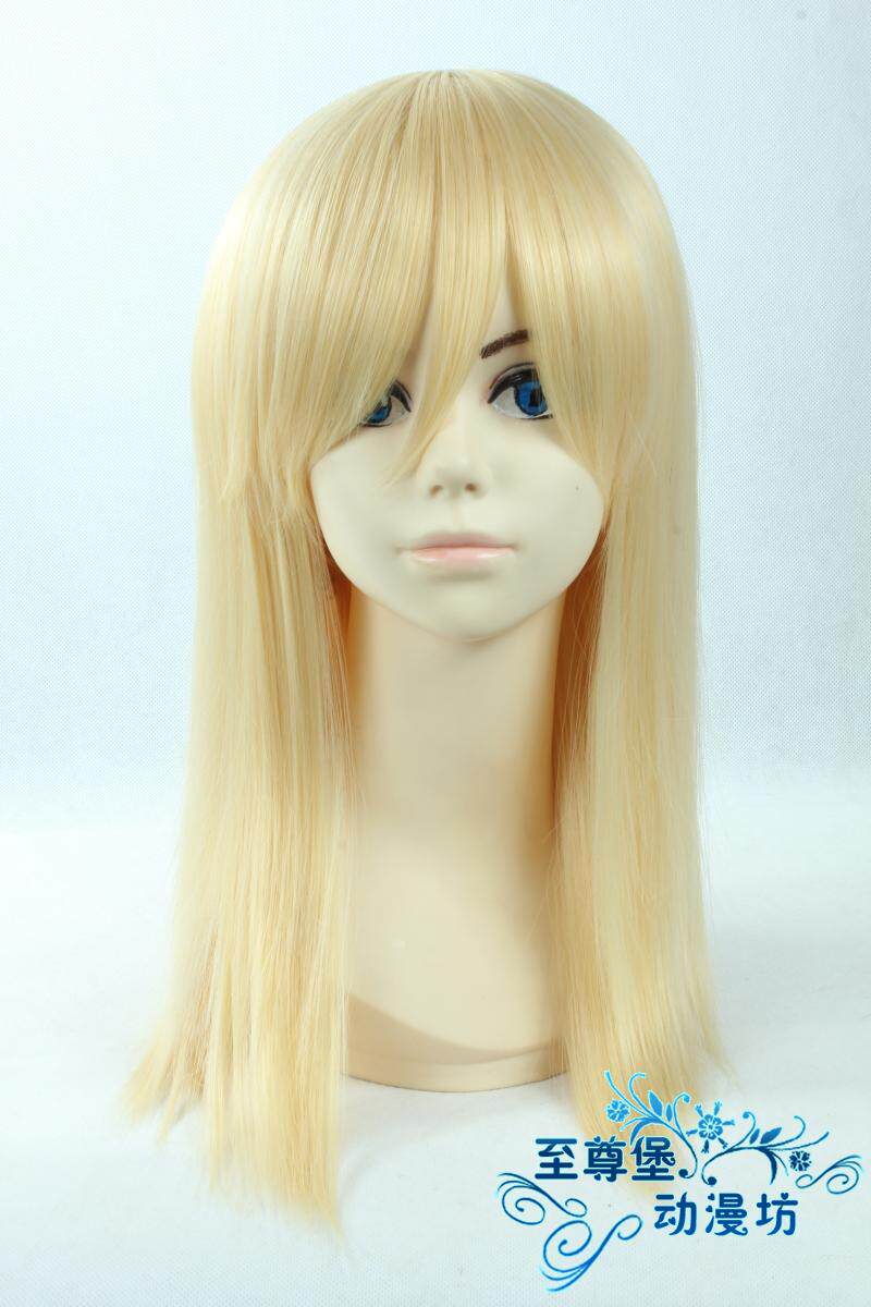 假发cosplay假毛黑塔利亚 波兰/王国之心娜米妮 淡金色黄色长直发