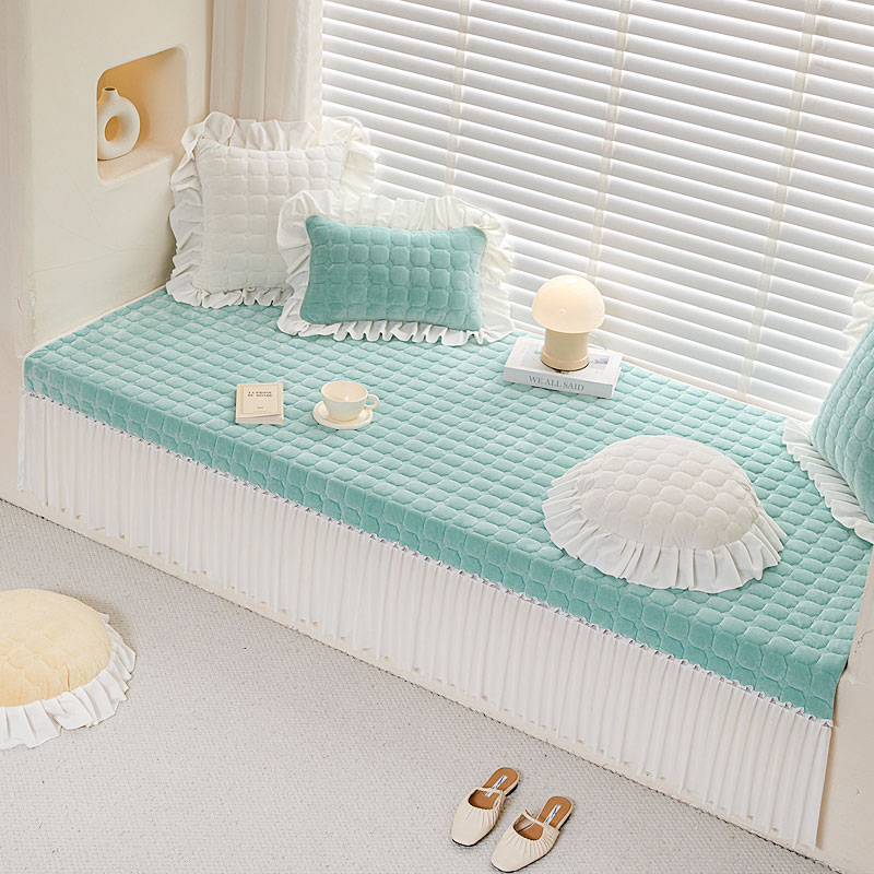 可可熊飘窗垫窗台垫四季通用定做