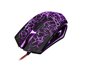 库存全新华擎ASR M01幻影之舞电竞游戏USB激光鼠标1m2有线6键混光