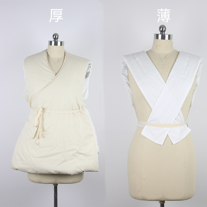 新款胖袄专业戏曲服饰配件汉服古装舞台演出用品纯色系带款越剧