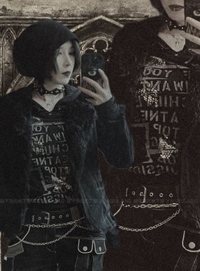 回到中世纪 · 「盐不浪的地下室」项圈哥特暗黑皮革礼物情侣搭配