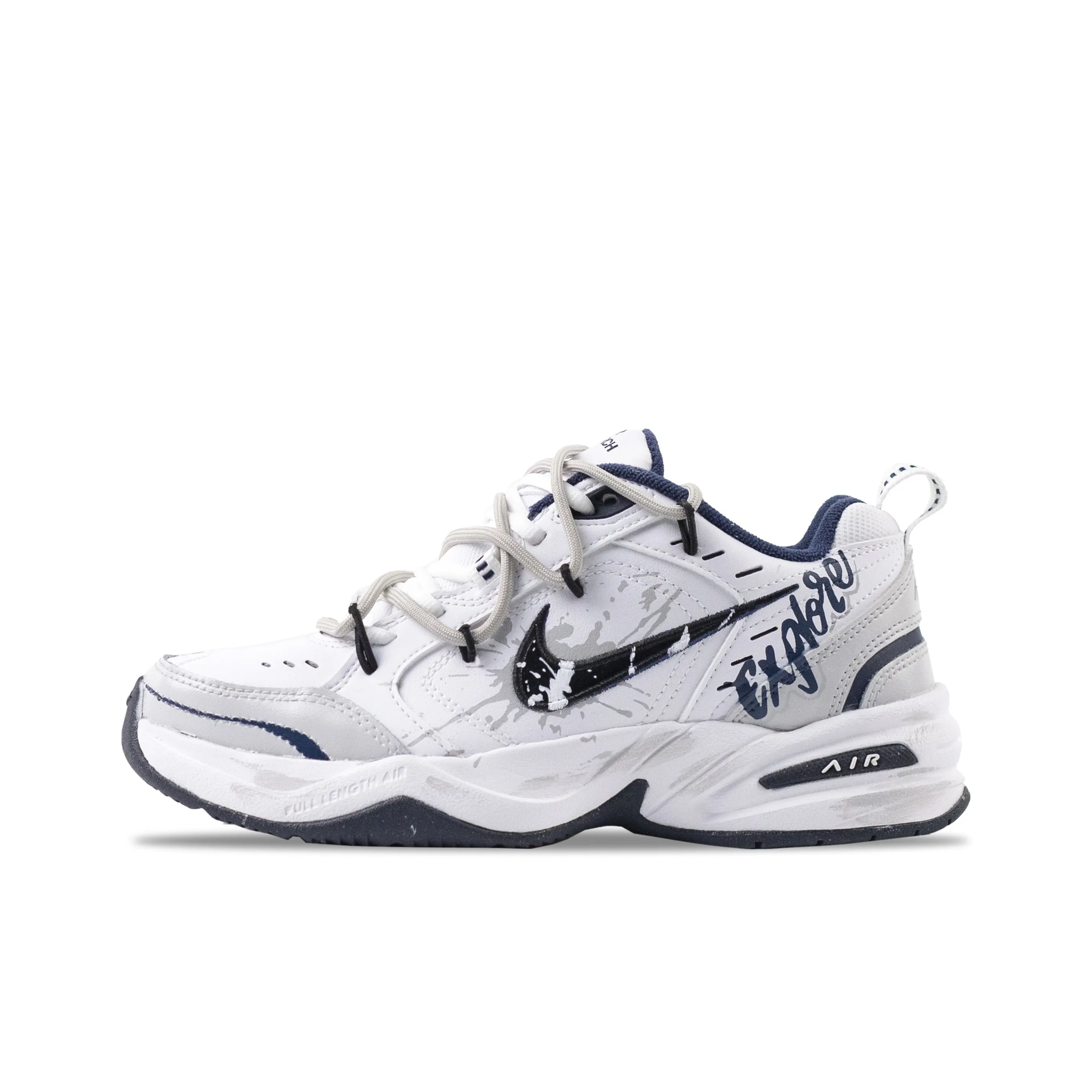 迷途定制球鞋 Nike Air Monarch 4 浪迹探索 低帮老爹鞋男女同款