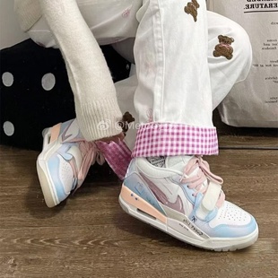 迷途定制球鞋 Jordan Legacy 312 向阳生长 少女 低帮复古篮球鞋