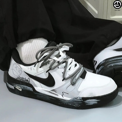 正品定制球鞋 Nike Full Force 男女款街头涂鸦潮流低帮复古板鞋