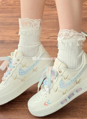 正品定制球鞋 Nike Air Force 1 莫奈印象彩绘涂鸦四钩空军一号