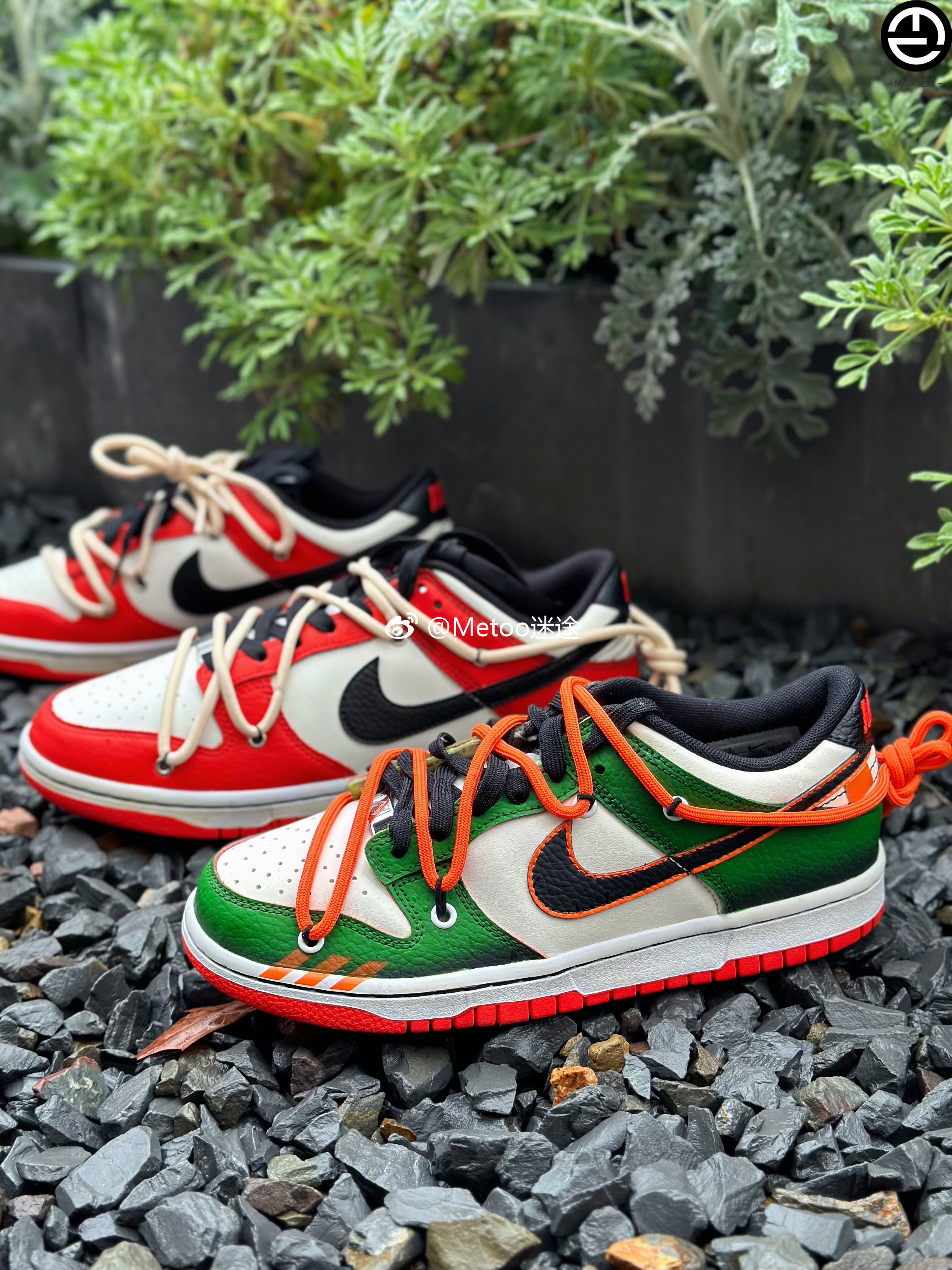 耐克球鞋定制 nike dunk nba联名芝加哥75周年板鞋白黑红警戒线