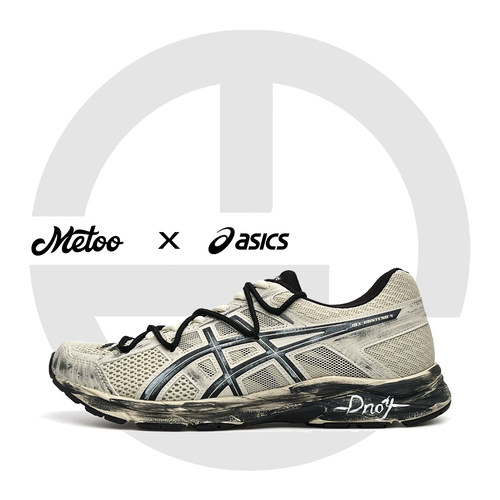 迷途定制球鞋 Asics Gel-Contend 4废土做旧机能风涂鸦休闲运动鞋