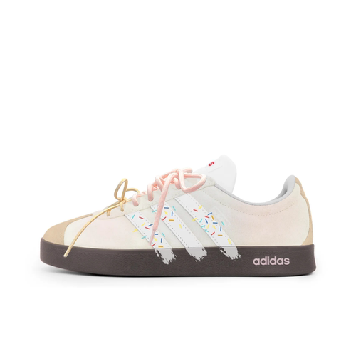 迷途定制球鞋 adidas VL COURT 2.0 奶油蛋糕 低帮 板鞋