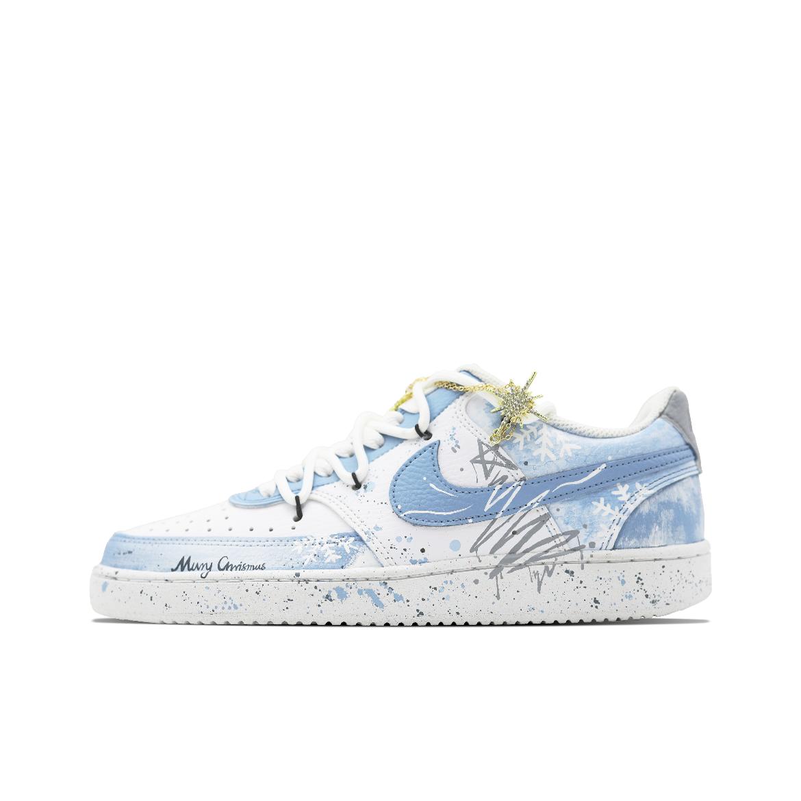 NikeCourtVision板鞋涂鸦泼墨