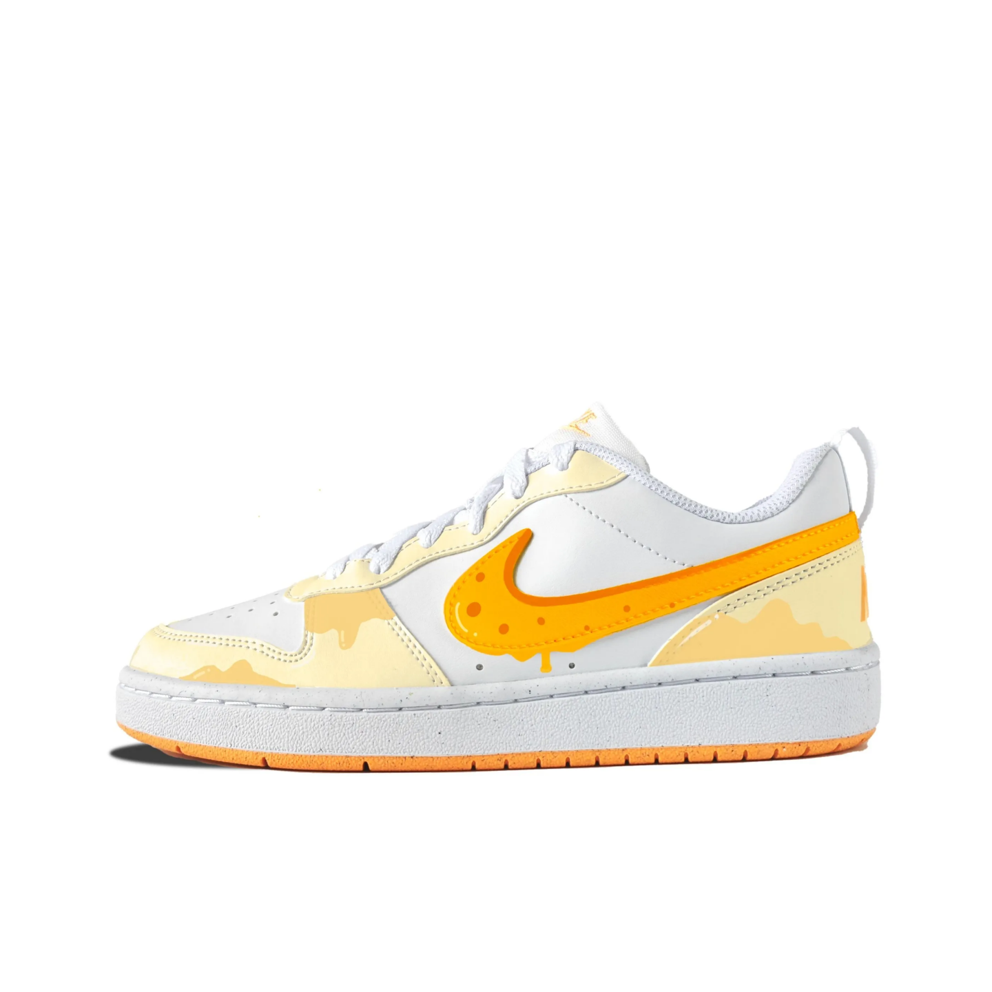 迷途定制球鞋 Nike Court Borough 芝士奶酪 低帮板鞋