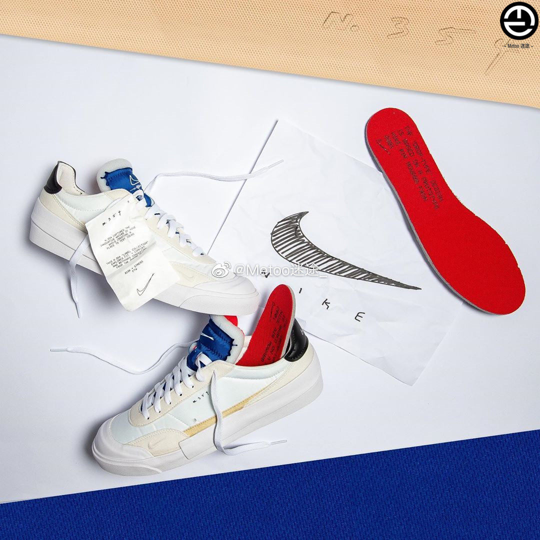 专柜正品 nike/耐克 drop-type n354 男子解构复古板鞋av6697-100