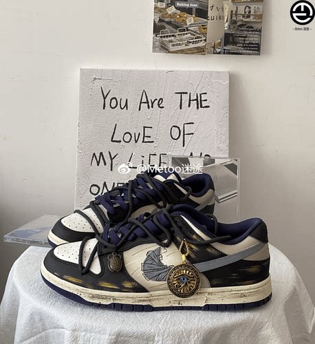 正品定制球鞋 Nike Dunk Low 荷鲁斯之眼埃及木乃伊做旧美学板鞋