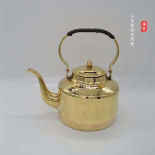 铜壶纯紫铜茶壶泡茶壶小吊梨汤专用壶烧水壶加汤壶加厚仿古沏茶壶