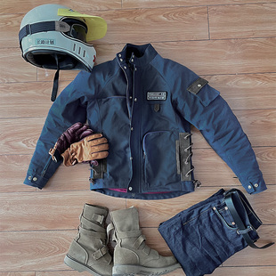 长路计划拉力越野林道防水复古骑行服油蜡夹克永定河夹克