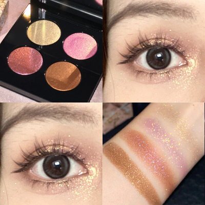 PatMcGrath四色眼影玫瑰盘