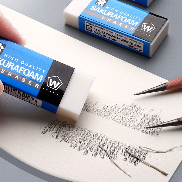 擦得干净少屑绘图樱花橡皮擦素描