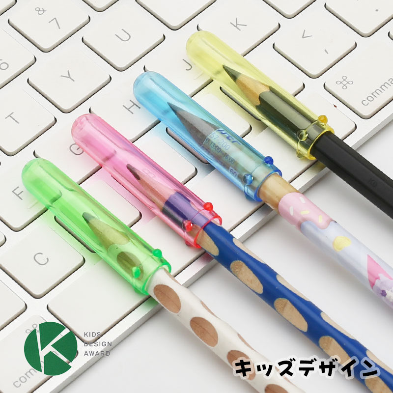 日本kutsuwa获奖品小学生铅笔帽防滚动儿童笔套素描绘画美工笔盖