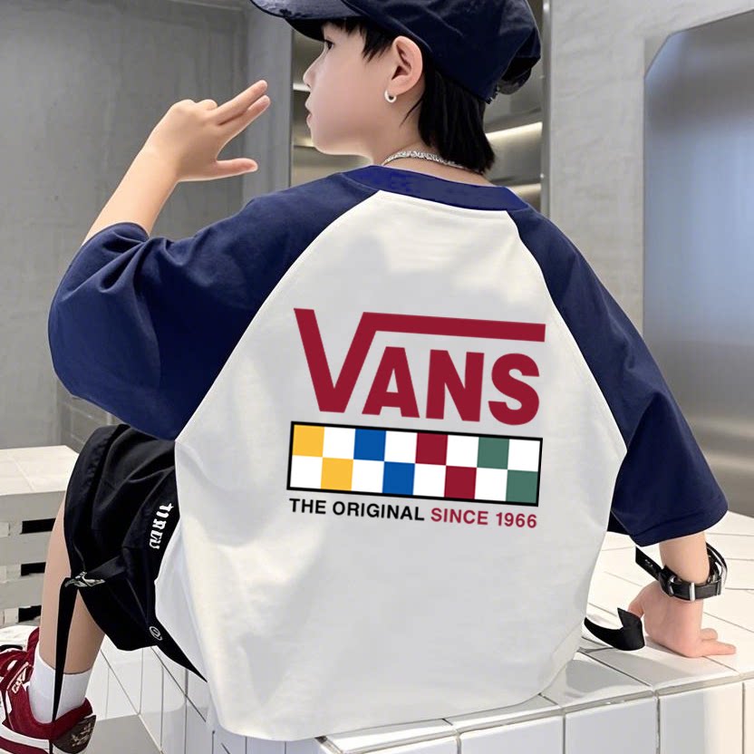 男童夏装2025新款儿童纯棉插肩短袖打底衫中大童T恤夏装男孩上衣,童装/婴儿装/亲子装,T恤,淘宝优惠券,粉丝福利购,淘宝优惠卷