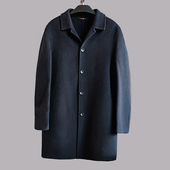 大衣秋冬中长款 贝哆哈男士 双面呢男式 轻奢商务羊毛风衣呢子外套