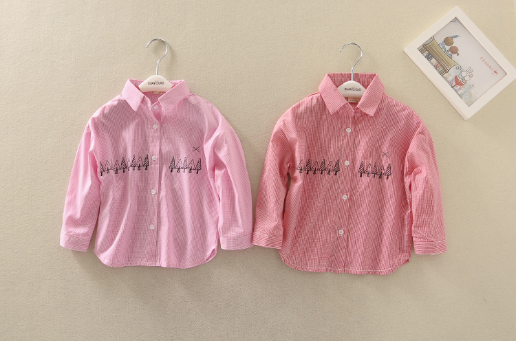 Chemise enfant à manche longue - Ref 2082883 Image 1