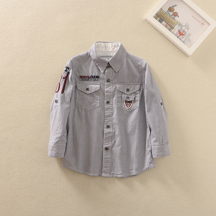 Chemise enfant à manche longue - Ref 2082980 Image 1