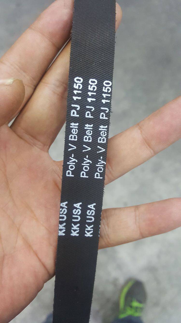 kk usa poly-v- belt橡胶多沟带多楔带传动带pjpk945 pk950 pk955