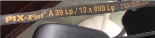 进口比斯PIX-X'set大风机窄V三角皮带A36LP A37 A38 A39 A40 41LP