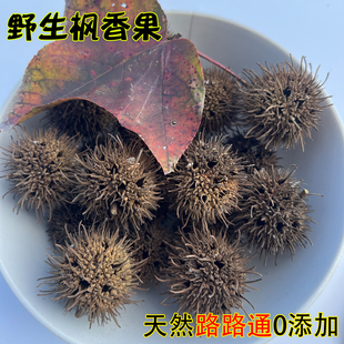 当年纯天然野生枫香果路路通枫香球枫树果中药材泡脚六六通无硫