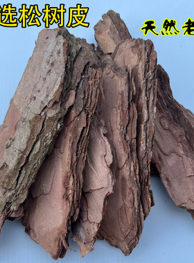 纯松树皮松鳞片天然营养土介质覆盖物大块花盆垫材料松皮原材包邮