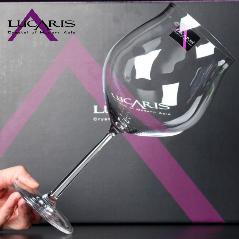 泰国原装进口lucaris水晶玻璃红酒杯大号高脚葡萄杯品酒郁金香杯