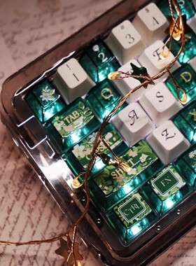 春日颂歌键帽FC高度热升华DIY机械键盘适配60/61/68/75/87/99/104