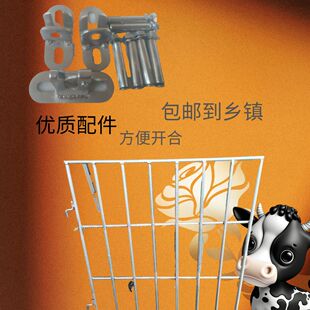 定制14螺纹钢筋门养殖场专用猪圈门猪舍猪栏门自动扣定制猪栏栏门