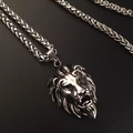 Flower Basket Chain Lion Head