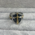 Golden Holy Sword Ring