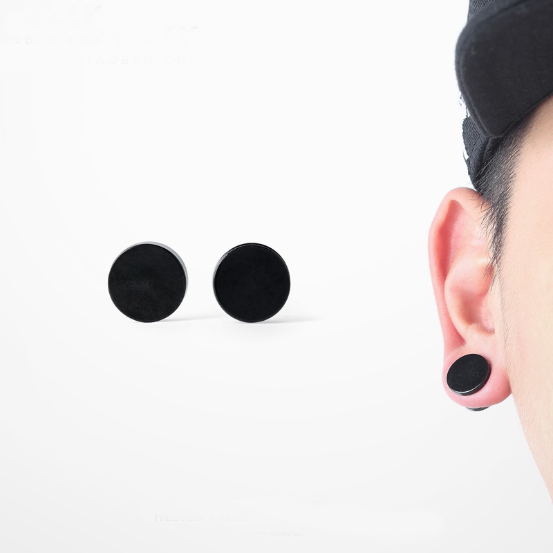 嘻哈摇滚ROCK无耳洞吸铁石磁铁