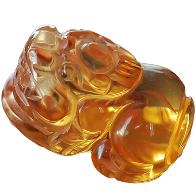 天然紫水晶貔貅皮丘手工编织项链