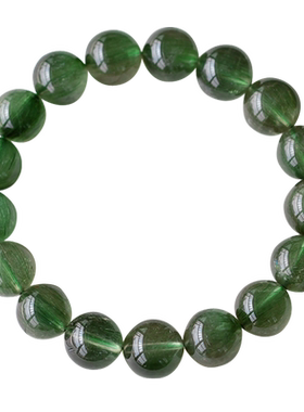 碧雅一物一图绿发晶手串