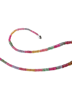 碧雅碧玺项链一物一图附证书刻面