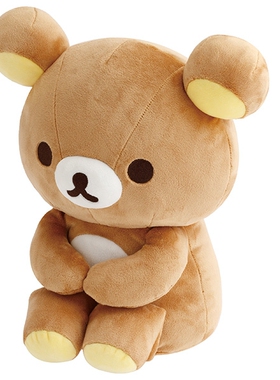 现货日本代购轻松熊rilakkuma雨天emo孤独委屈抱腿自闭m公仔玩偶