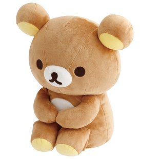 轻松熊rilakkuma雨天emo孤独委屈抱腿自闭m公仔玩偶 现货日本代购