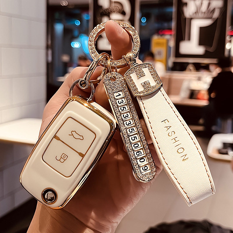 奇瑞汽车钥匙套风云2E5A1A3A5瑞虎开瑞K50江淮汽车遥控锁匙包壳扣