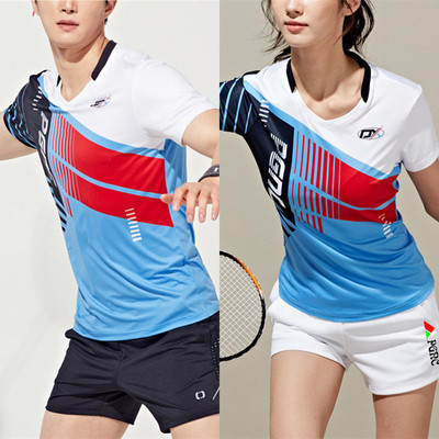 2025羽毛球服男女套装韩国速干球衣跑步运动上衣打球比赛定制包邮