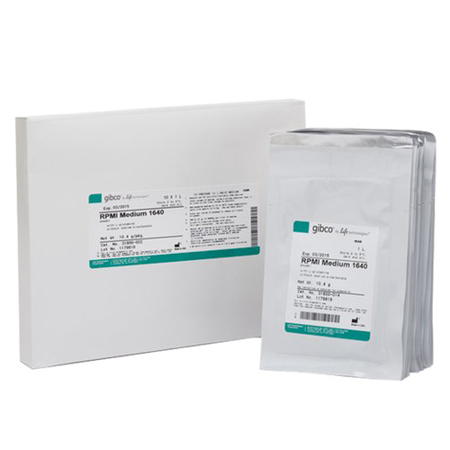 1640培养基(冻干粉) 科研试剂 Gibco原装 高品质1640培养基 1L*10